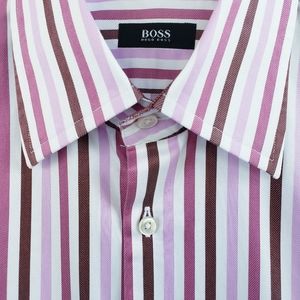 HUGO BOSS Men's Striped Dress Shirt